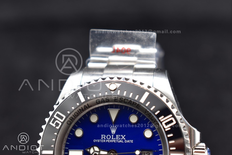 Sea-Dweller 126660 V9F Best Edition Black/Blue Dial on SS Bracelet VR3235