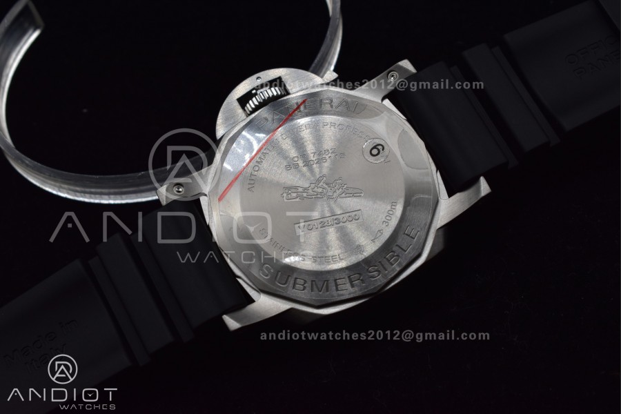 PAM1229 Y SBF 1:1 Best Edition Black Dial on Black Rubber Strap P900