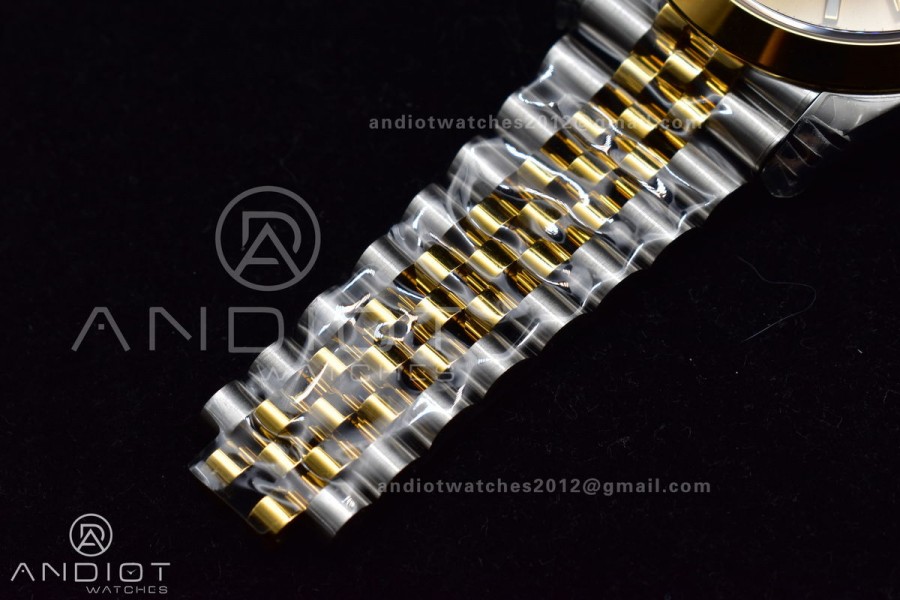 DateJust 41 126331 VSF 1:1 Best Edition 904L Steel Yellow Gold Dial On SS/YG Jubilee Bracelet VS3235