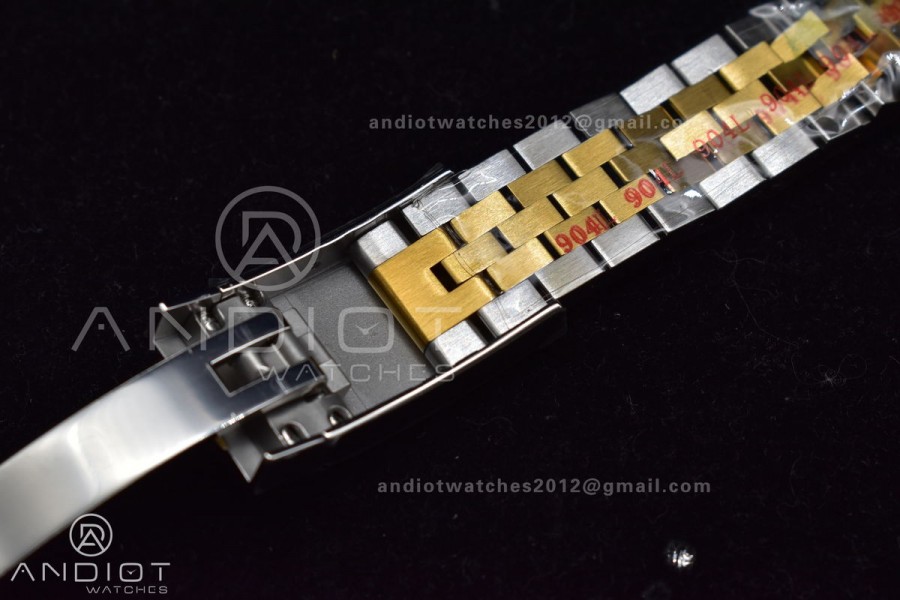 DateJust 41 126331 VSF 1:1 Best Edition 904L Steel Yellow Gold Dial On SS/YG Jubilee Bracelet VS3235