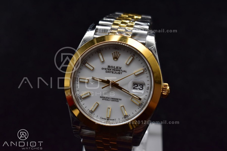 DateJust 41 126331 VSF 1:1 Best Edition 904L Steel Yellow Gold Dial On SS/YG Jubilee Bracelet VS3235