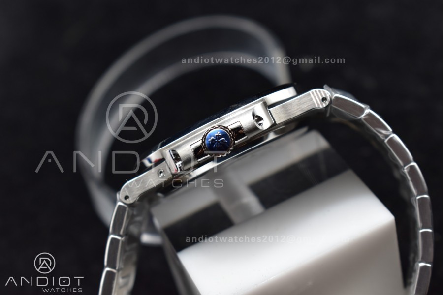 Nautilus 5712 SS PPF 1:1 Best Edition Blue Dial on SS Bracelet A240 Super Clone V2