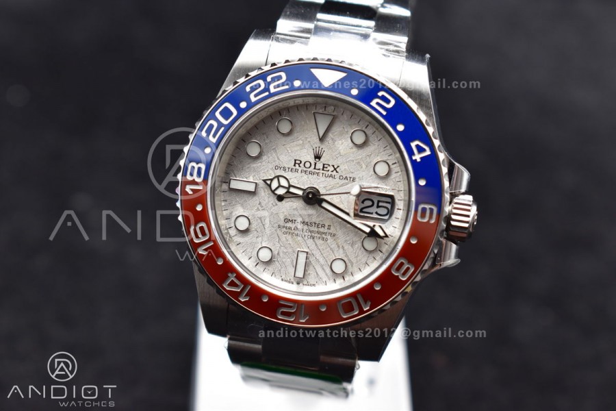 Rolex GMT II 126719 Pepsi 904L SS/SS C+F VR3285 CHS