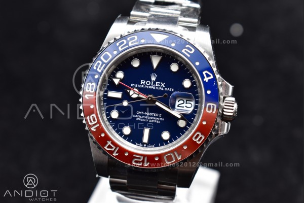 GMT Master II 126710 BLRO 904L SS Clean Factory 1:...