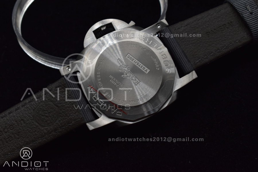 PAM1288 Y SBF 1:1 Best Edition Gray Dial on Gray Nylon Strap P900