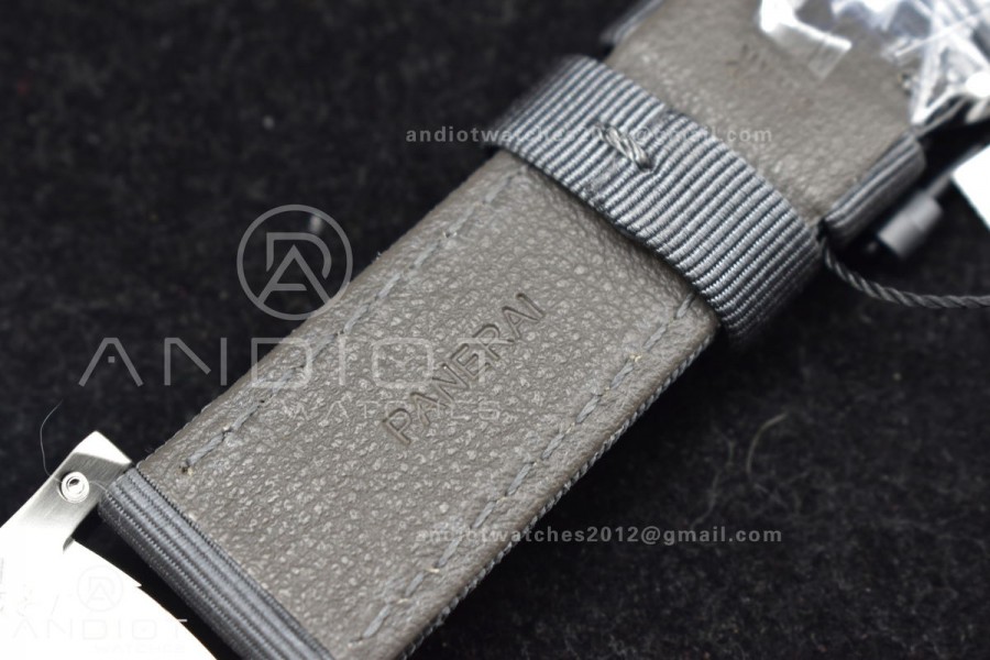 PAM1288 Y SBF 1:1 Best Edition Gray Dial on Gray Nylon Strap P900