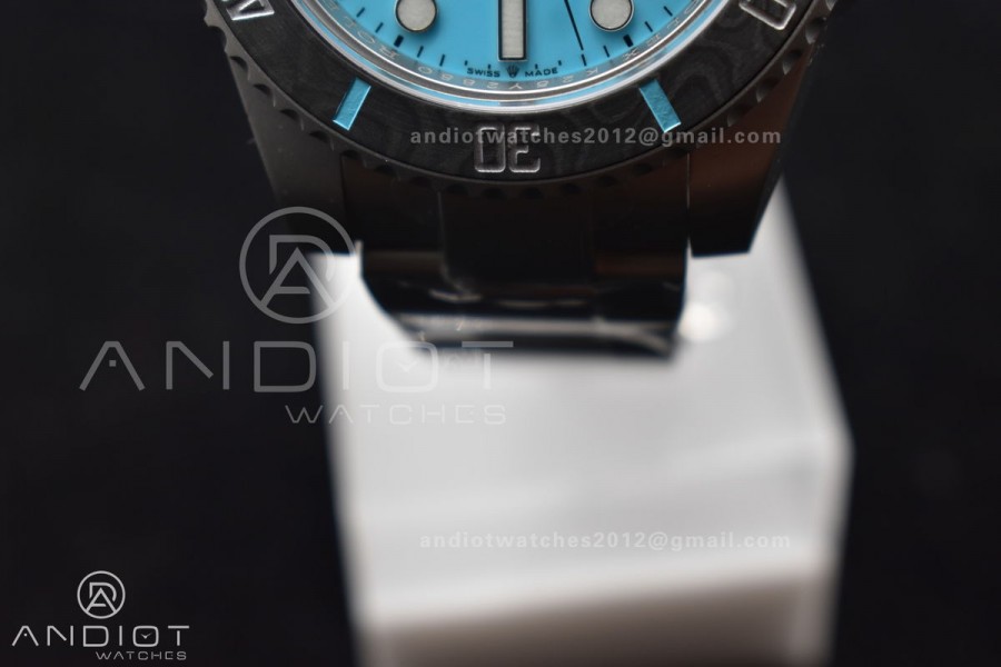 Submariner DIW Sandblasted VSF 1:1 Best Edition Tiffany Blue Dial on SS Bracelet VS3135