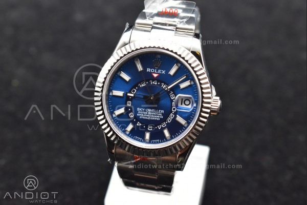 Skydweller SS TWF Best Edition Blue Dial on SS Bra...