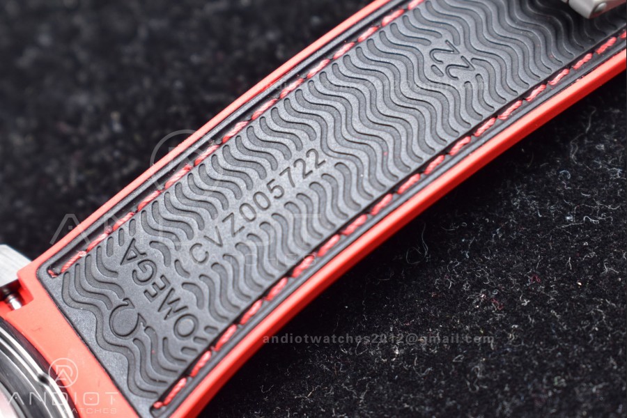Planet Ocean 45.5mm Deep Black red Real Ceramic VSF 1:1 Best Edition on Black Nylon Strap A8906 Super Clone