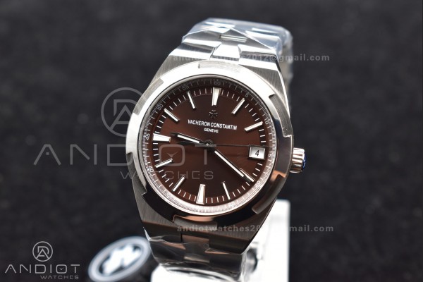 Overseas 4500V SS ZF 1:1 Best Edition Brown Dial o...