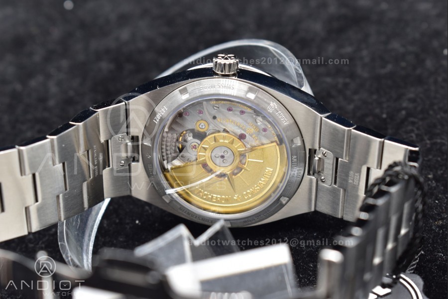Overseas 4500V SS ZF 1:1 Best Edition Silver Dial on SS Bracelet A5100