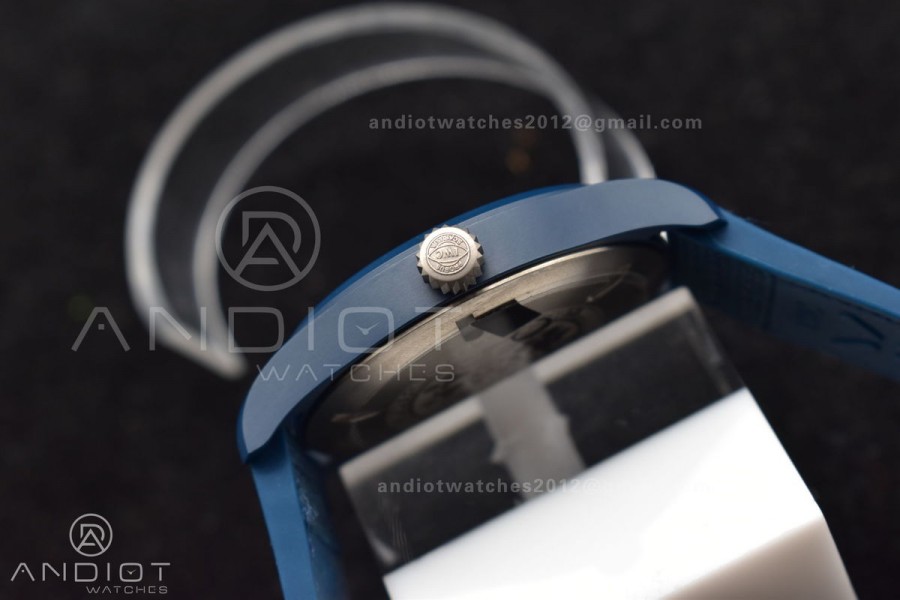 Watch of Pilot 'Laureus Sport for Good' Blue Ceramic M+F Best Edition on Blue Nylon Strap A2892