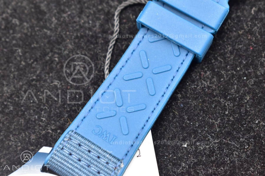 Watch of Pilot 'Laureus Sport for Good' Blue Ceramic M+F Best Edition on Blue Nylon Strap A2892