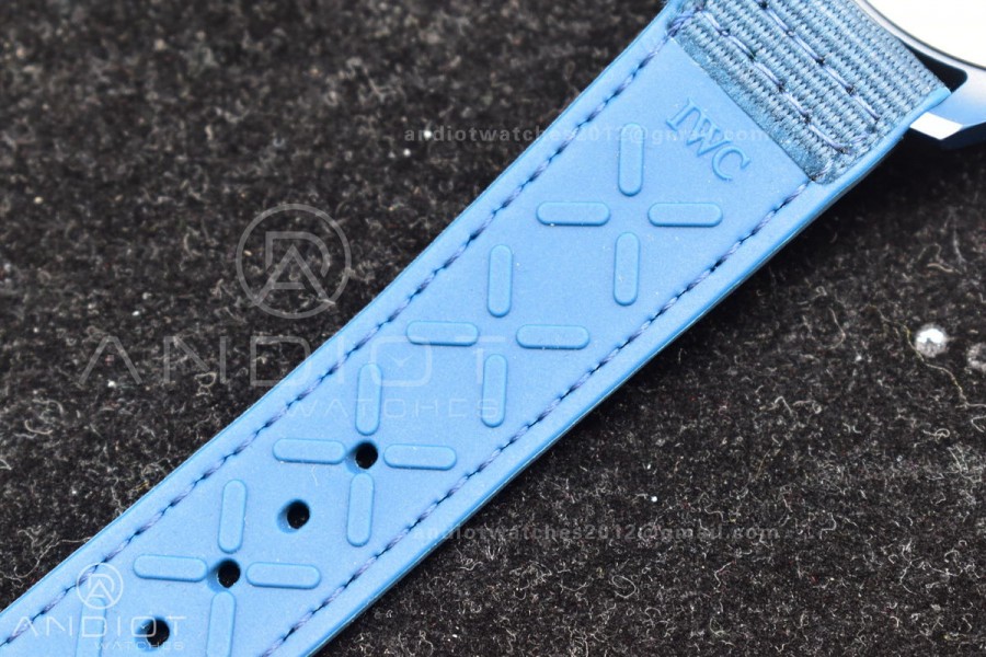 Watch of Pilot 'Laureus Sport for Good' Blue Ceramic M+F Best Edition on Blue Nylon Strap A2892