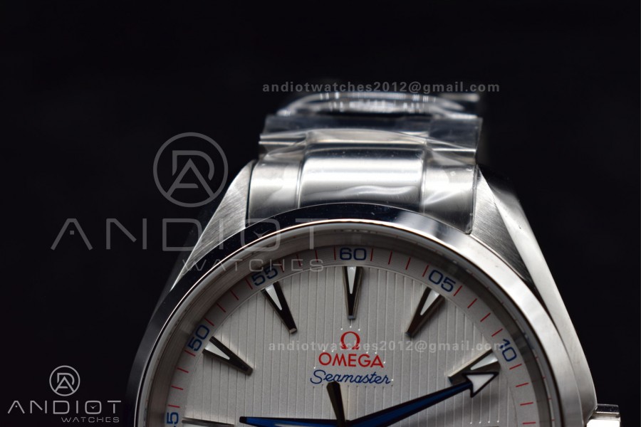 Aqua Terra 150M SS VSF 1:1 Best Edition White Dial On SS Bracelet A8500