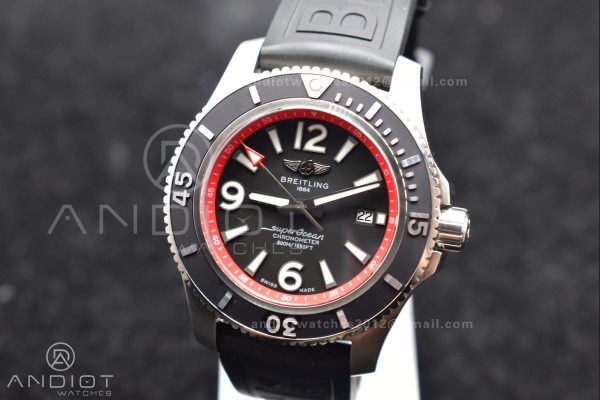 Superocean Automatic 44 BLSF 1:1 Best Edition Blac...