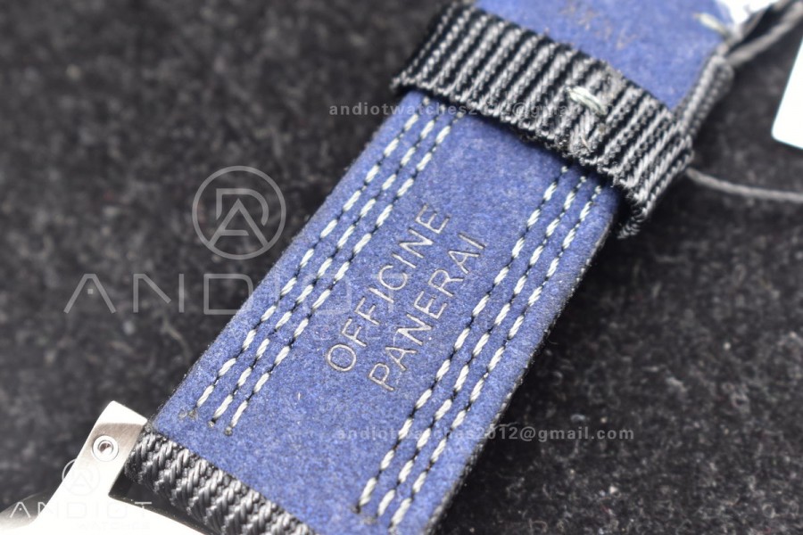 PAM984 Mike Horn Submersible VSF 1:1 Best Edition Black Dial on Black Nylon Strap P.9010 Clone