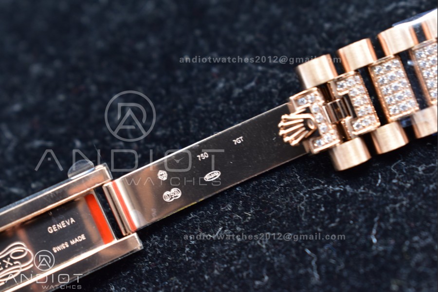 DayDate 36 RG BPF Best Version On President Bracelet A2836 V2