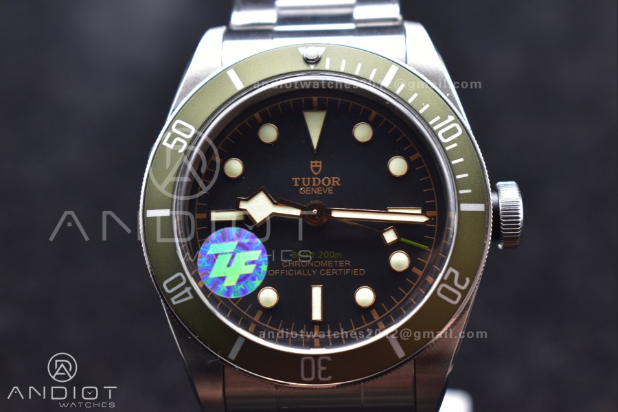 Black Bay "Green" Exclusive to Harrods ZF 1:1 Best Edition on SS Bracelet A2824 V5
