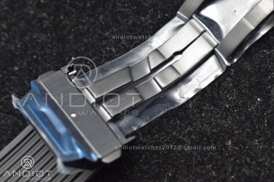 Hublot Big Bang Unico Titanium ZF 1:1 Best Edition Black Skeleton Dial On Black Rubber Strap A1280