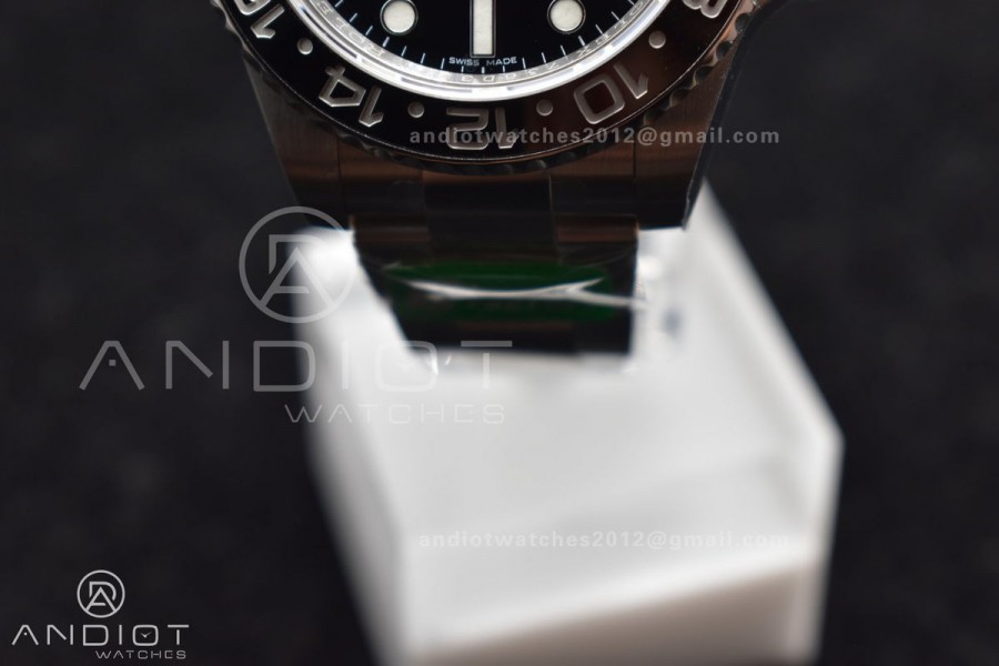 GMT Master II 116710 LN 904L SS C+F 1:1 Best Edition Black Dial on Oyster Bracelet VR3285