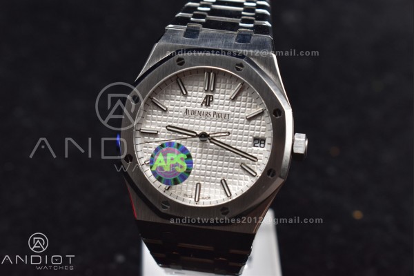 Royal Oak 41mm 15500 SS APSF 1:1 Best Edition Whit...