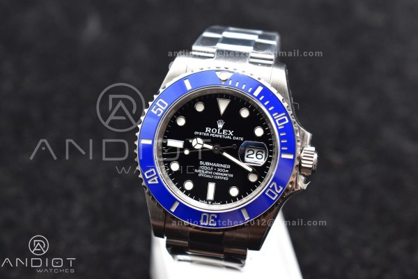 Submariner 41mm 126619 LB Blue Cemirac 904L Steel ...