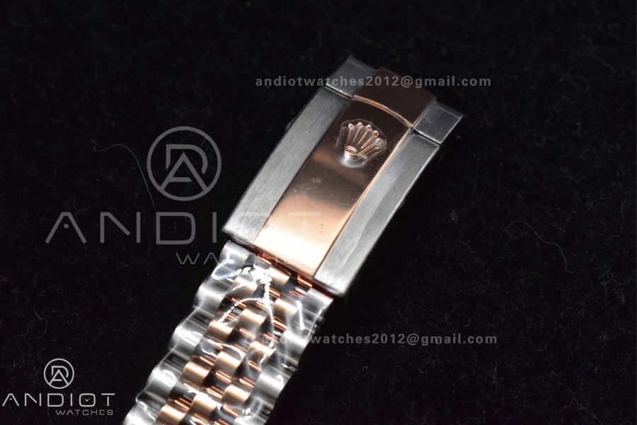 DateJust 41 126331 VSF 1:1 Best Edition 904L Steel Brown Dial on SS/RG Jubilee Bracelet VS3235