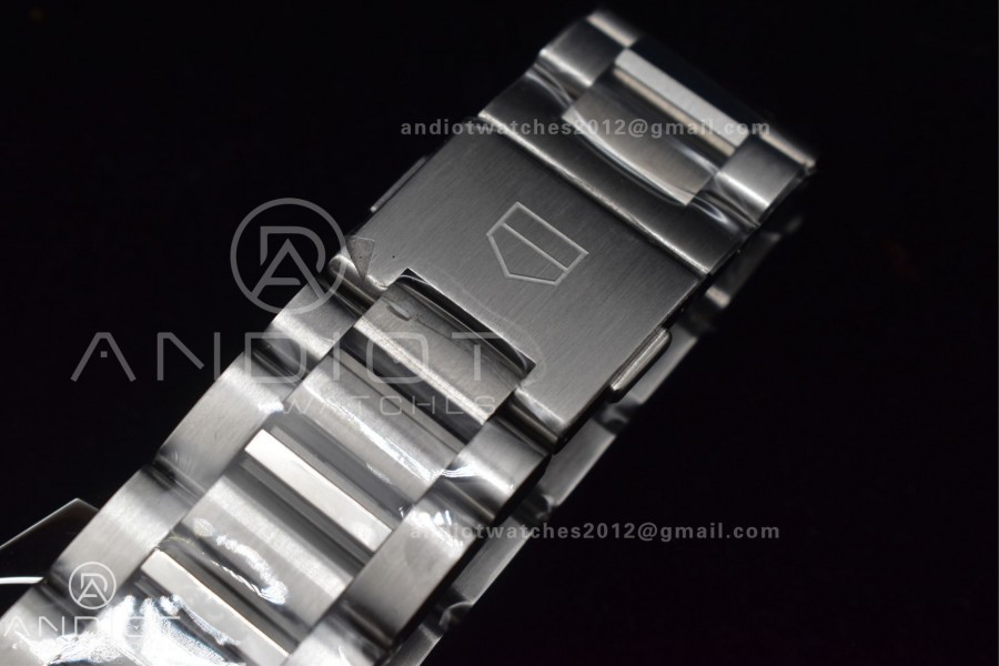 Calibre Heuer 01 Chrono SS XF 1:1 Best Edition Black Dial on SS Bracelet Strap A1887