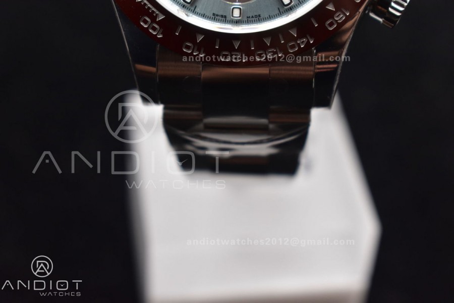 Daytona 116506 Brown Ceramic BTF 1:1 Best Edition Ice Blue Dial on SS Bracelet SA4130 V2