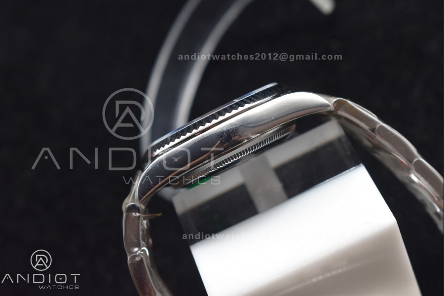 DateJust 36 DIWF 1:1 Best Edition 904L Steel Blue Diamonds Dial on Oyster Bracelet SA3235