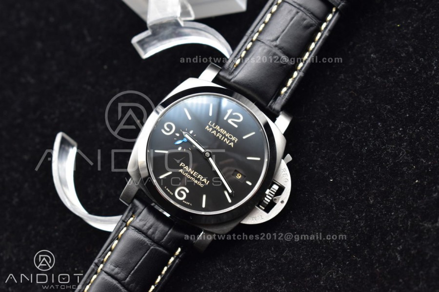 PAM1359 W TTF 1:1 Best Edition on Black Leather Strap P9010 