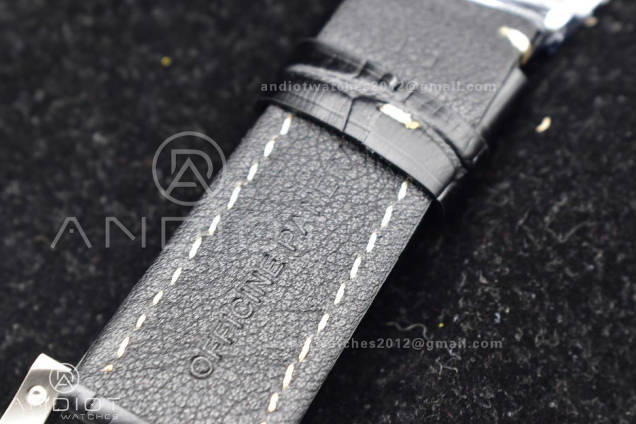 PAM1359 W TTF 1:1 Best Edition on Black Leather Strap P9010 