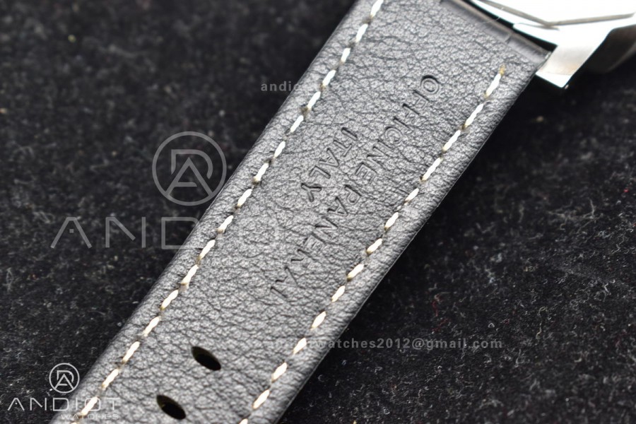 PAM1359 W TTF 1:1 Best Edition on Black Leather Strap P9010 