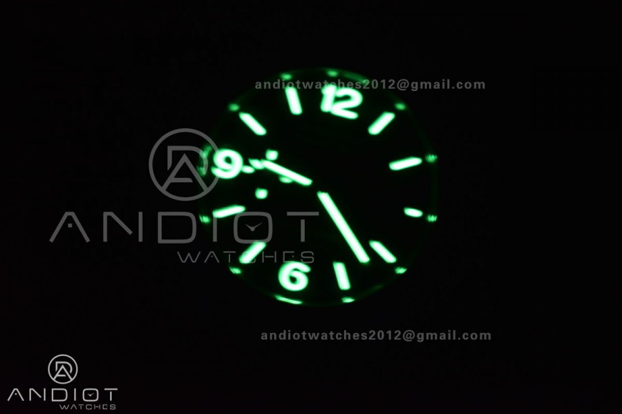 PAM1359 W TTF 1:1 Best Edition on Black Leather Strap P9010 