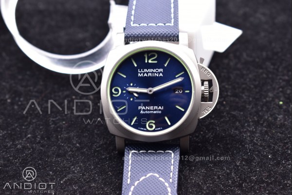 PAM1117 Titanium VSF 1:1 Best Edition Blue Dial on...