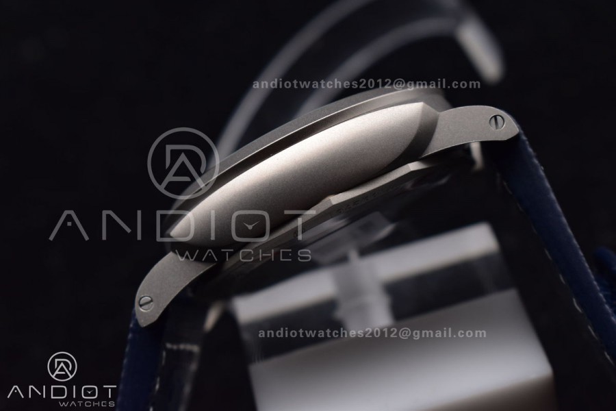 PAM1117 Titanium VSF 1:1 Best Edition Blue Dial on Blue Kevlar Composite Strap P.9010