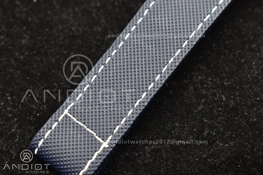 PAM1117 Titanium VSF 1:1 Best Edition Blue Dial on Blue Kevlar Composite Strap P.9010
