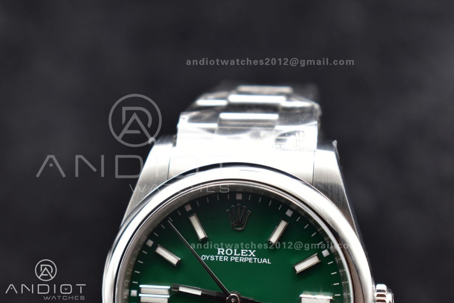 Oyster Perpetual 124300 41mm Clean 1:1 Best Edition 904L Steel Green Dial VR3230