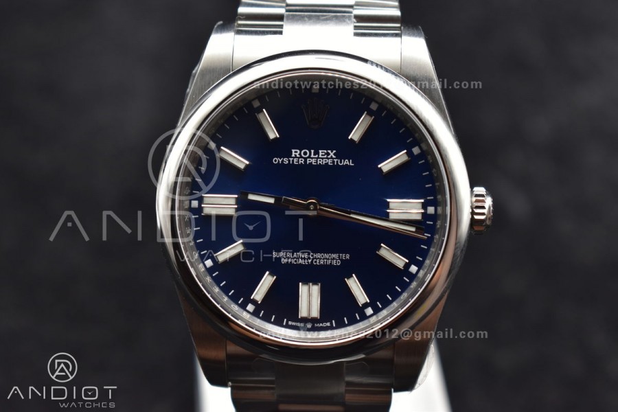 Oyster Perpetual 124300 41mm Clean 1:1 Best Edition 904L Steel Blue Dial VR3230