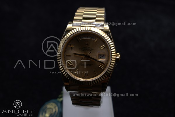 DayDate 40 RG GSF Gain Weight Gold Roman Dial on P...