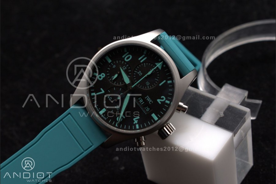 2023 TW Factory Best 1:1 / IWC Chronograph IW388106 Mercedes-AMG Petronas FORMULA ONE TEAM Green