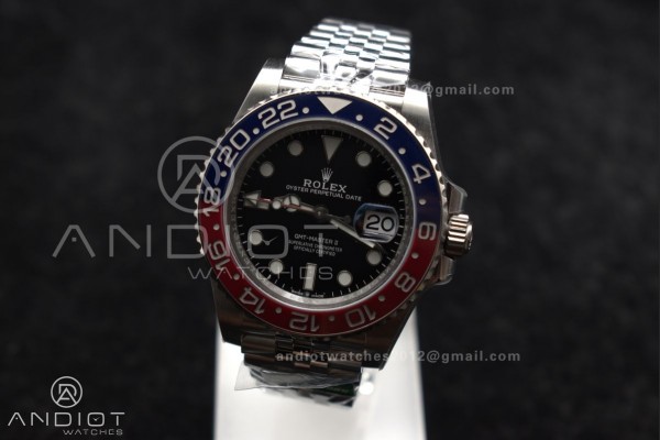 GMT Master II 126710 BLRO Pepsi 904L SS C+F 1:1 Be...