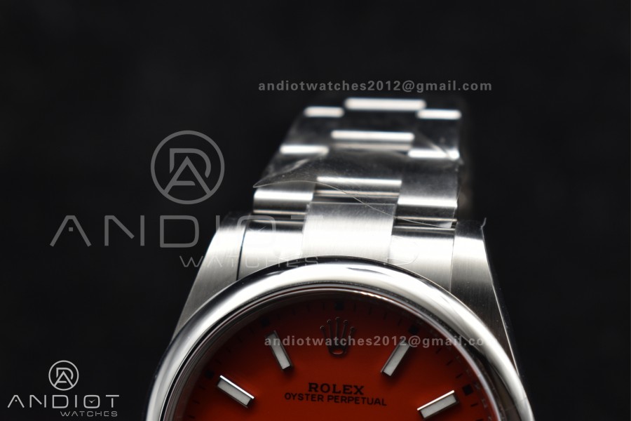 Oyster Perpetual 124300 41mm Clean 1:1 Best Edition 904L Steel Red Dial VR3230