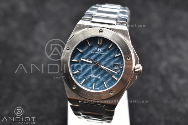 GHF Factory IWC Ingenieur Blue Dial on SS Automat...