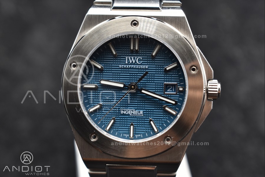 GHF Factory IWC Ingenieur Blue Dial on SS Automatic