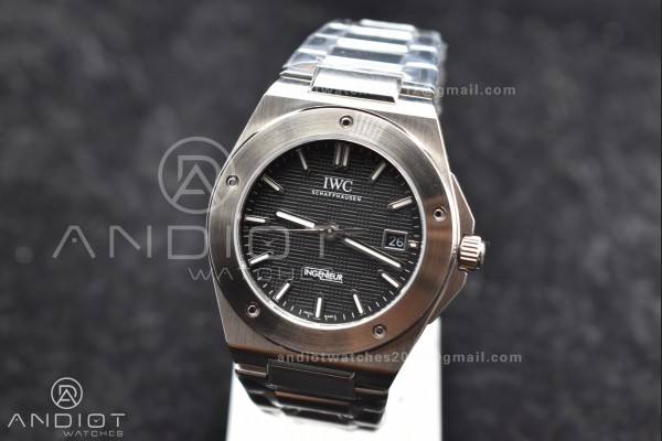 GHF Factory IWC Ingenieur Black Dial on SS Automa...