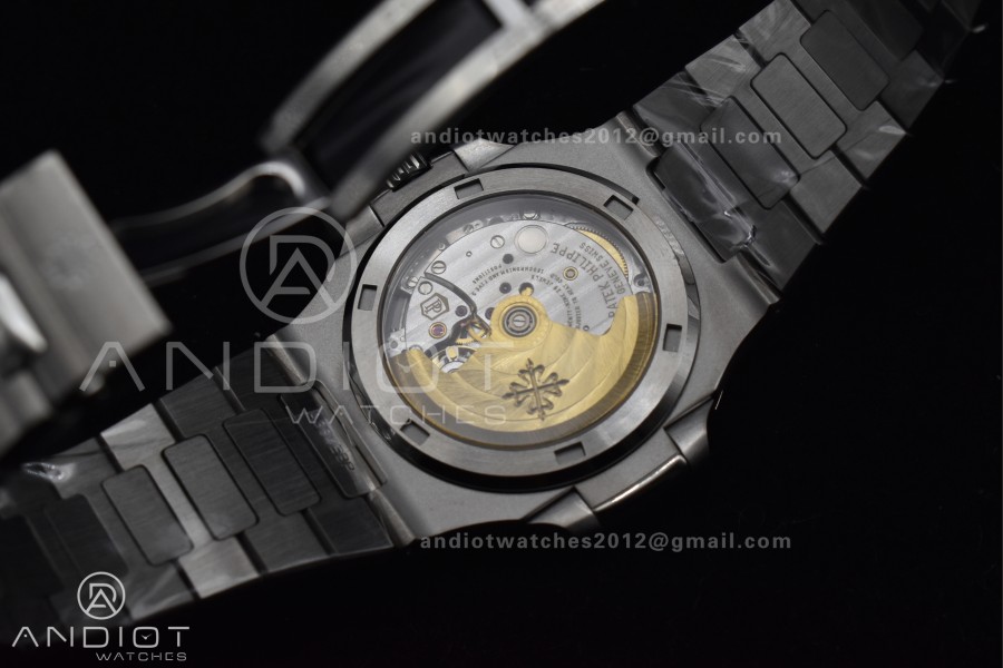 Nautilus 5711/1A 3KF 1:1 Best Edition Blue Textured Dial On SS Bracelet A324 Super Clone V2