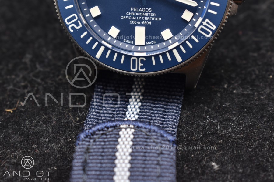 M+ Factory 1:1 Best Edition Tudor Pelagos FXD Navy Blue Titanium 