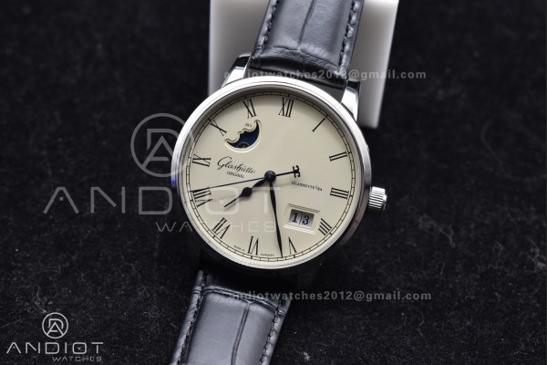 Excellence Panorama Date Moon Phase SS V9F White D...